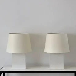 Outlet Pamono Large Bloc Parchment Lamps by Atelier Cabanel, Set of 2