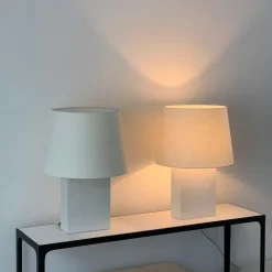 Outlet Pamono Large Bloc Parchment Lamps by Atelier Cabanel, Set of 2
