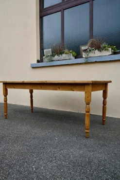 Pamono Large Bohemian Farm Table, 1970s><noscript><img width=