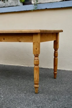Pamono Large Bohemian Farm Table, 1970s><noscript><img width=