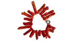 Pamono Large Bracelet with Mediterranean Coral Branches, 1950><noscript><img width=