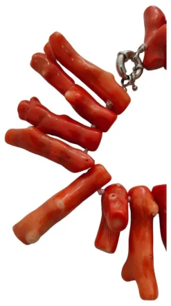 Pamono Large Bracelet with Mediterranean Coral Branches, 1950><noscript><img width=