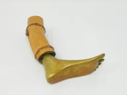 Pamono Large Brass and Bamboo Corkscrew by Carl Auböck for Werkstätte Carl Auböck, 1950s><noscript><img width=