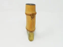 Pamono Large Brass and Bamboo Corkscrew by Carl Auböck for Werkstätte Carl Auböck, 1950s><noscript><img width=