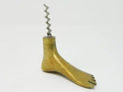 Pamono Large Brass and Bamboo Corkscrew by Carl Auböck for Werkstätte Carl Auböck, 1950s><noscript><img width=