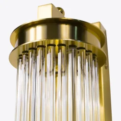 Outlet Pamono Large Brass Elon Wall Light from Pure White Lines