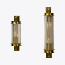 Outlet Pamono Large Brass Elon Wall Light from Pure White Lines