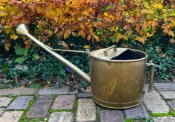 Pamono Large Brass Garden Watering Can, 1930s> Garden Accessories