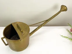 Pamono Large Brass Garden Watering Can, 1930s> Garden Accessories