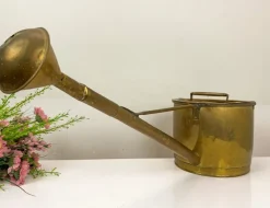 Pamono Large Brass Garden Watering Can, 1930s><noscript><img width=