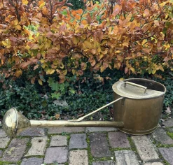 Pamono Large Brass Garden Watering Can, 1930s><noscript><img width=