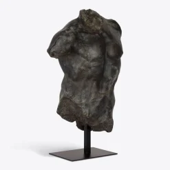 Pamono Large Bronze Maximillian Torso from Pure White Lines><noscript><img width=