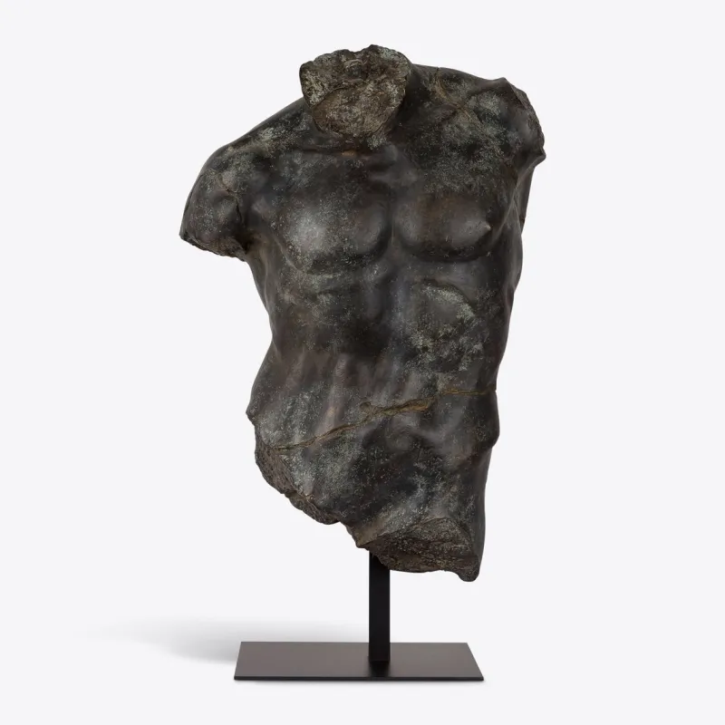 Pamono Large Bronze Maximillian Torso from Pure White Lines> Wall Decor