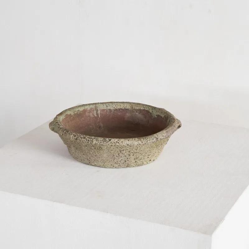 Pamono Large Brutalist Lava Glazed Planter, 1950s-1960s> Planters And Jardiniere