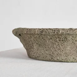 Pamono Large Brutalist Lava Glazed Planter, 1950s-1960s><noscript><img width=