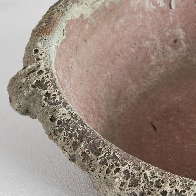 Pamono Large Brutalist Lava Glazed Planter, 1950s-1960s> Planters And Jardiniere