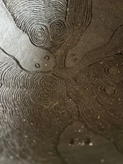 Pamono Large Brutalist Stoneware Bowl by Birte Beck Omme, Denmark, 1970s><noscript><img width=