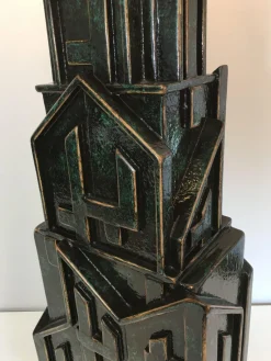 Pamono Large Brutalist Wood Lamp from AR-BO><noscript><img width=