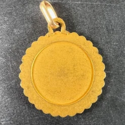 Sale Pamono Large Cancer Zodiac Starsign 18k Yellow Gold Charm Pendant, 1920s