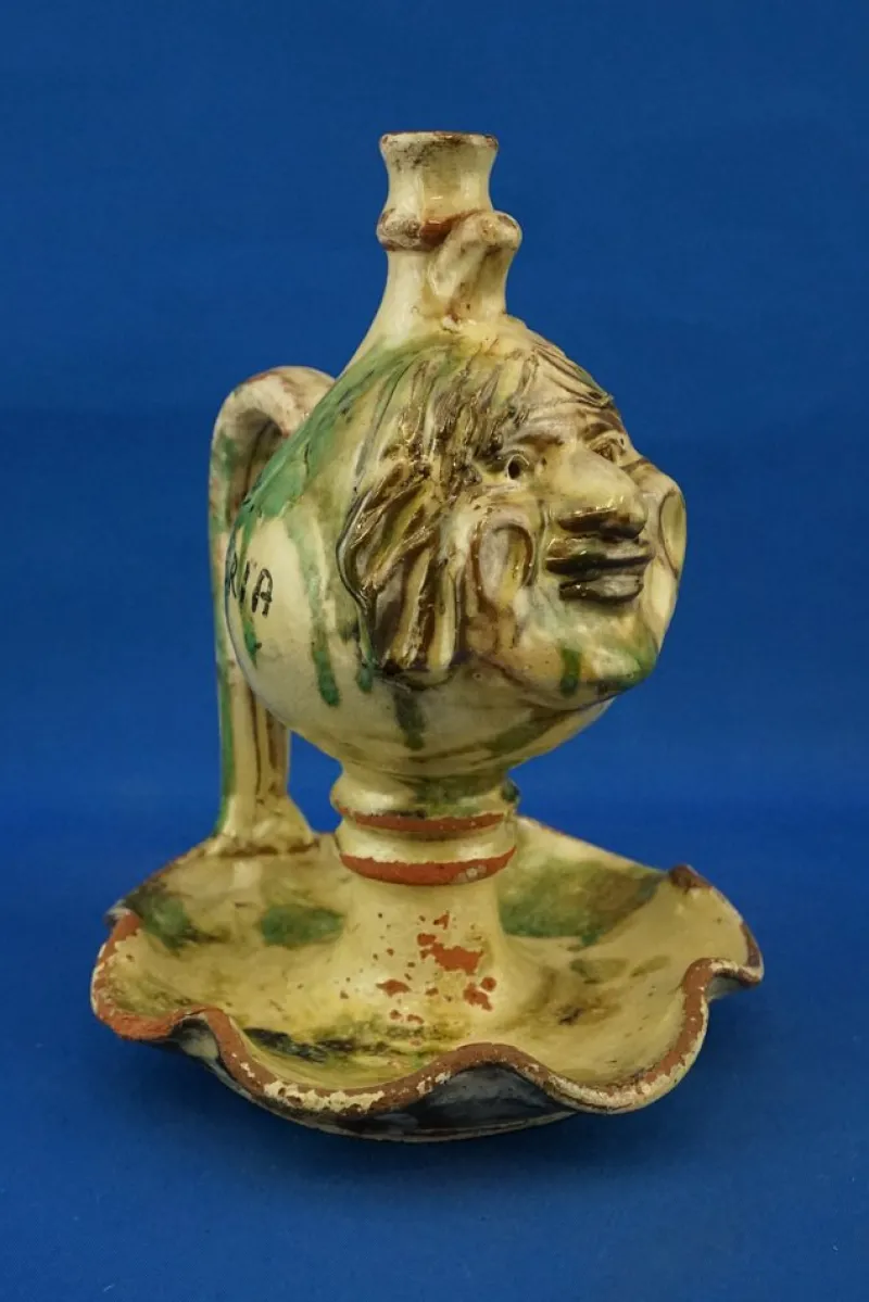 Discount Pamono Large Candlestick by Paolo Condurso, 1930s