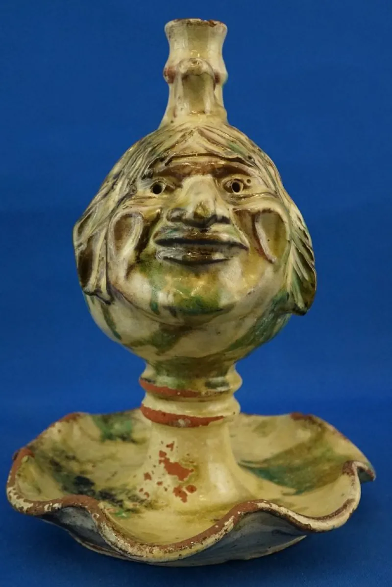Discount Pamono Large Candlestick by Paolo Condurso, 1930s
