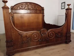 Pamono Large Carlo X Bed, 1830s> Beds & Bedroom Sets