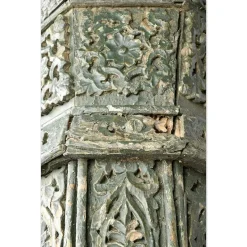 Pamono Large Carved Wooden Columns, Set of 4><noscript><img width=