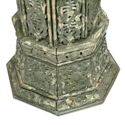 Pamono Large Carved Wooden Columns, Set of 4><noscript><img width=