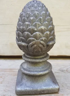 Pamono Large Cast Iron Pine Cone Post Head Architectural Ornament> Garden Accessories