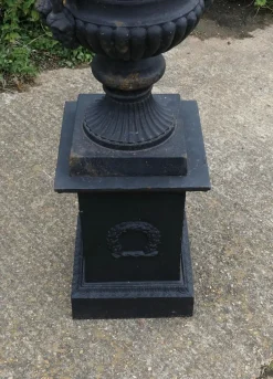 Pamono Large Cast Iron Urn, 1920><noscript><img width=