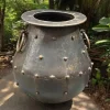 Pamono Large Cauldron Shaped Metal Planter> Garden Accessories