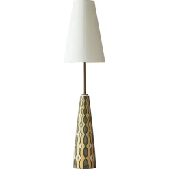 Pamono Large Ceramic Floor Lamp by Rigmor Nielsen, 1960s> Table Lamps