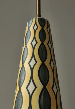 Pamono Large Ceramic Floor Lamp by Rigmor Nielsen, 1960s><noscript><img width=