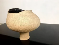 Pamono Large Ceramic German Art Pottery Vase, 1966