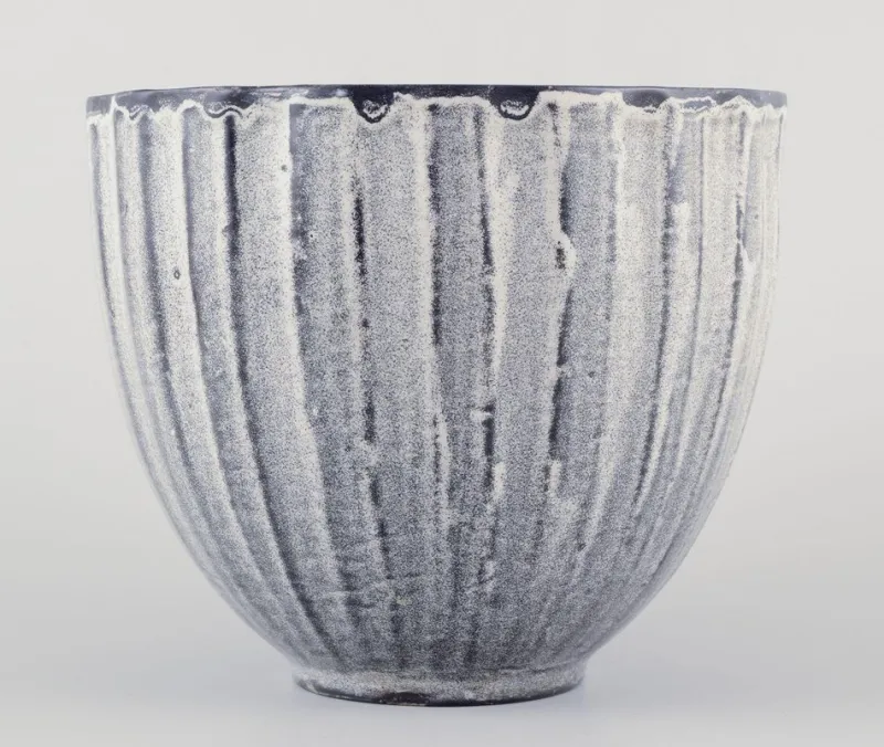 Pamono Large Ceramic Vase by Svend Hammershøi for Kähler, 1930s> Vases