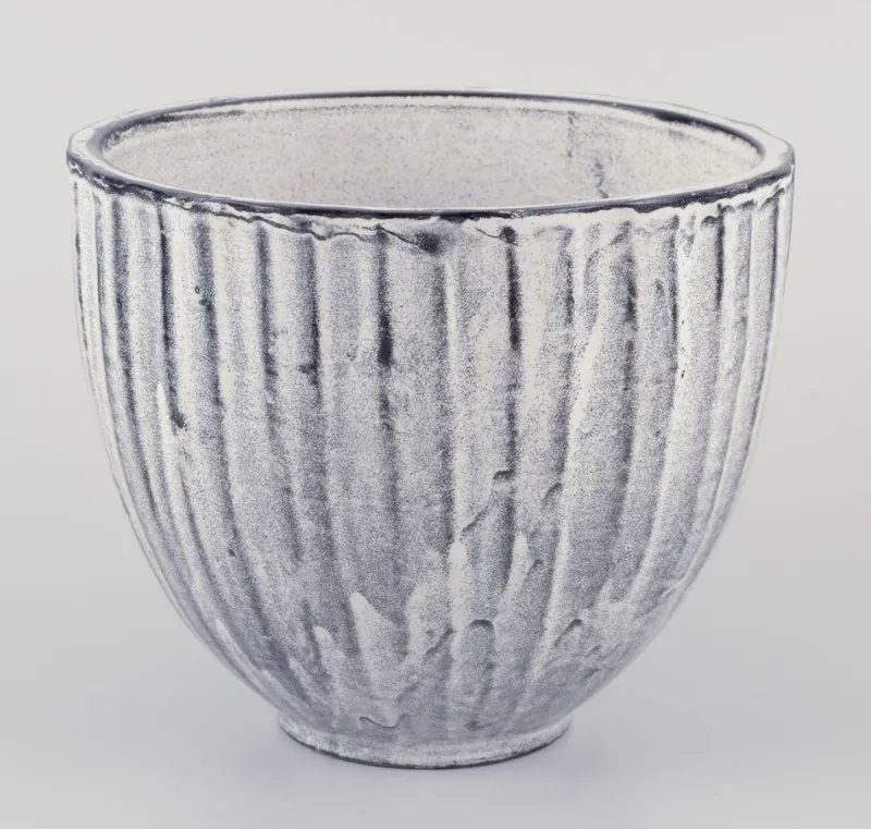 Pamono Large Ceramic Vase by Svend Hammershøi for Kähler, 1930s> Vases