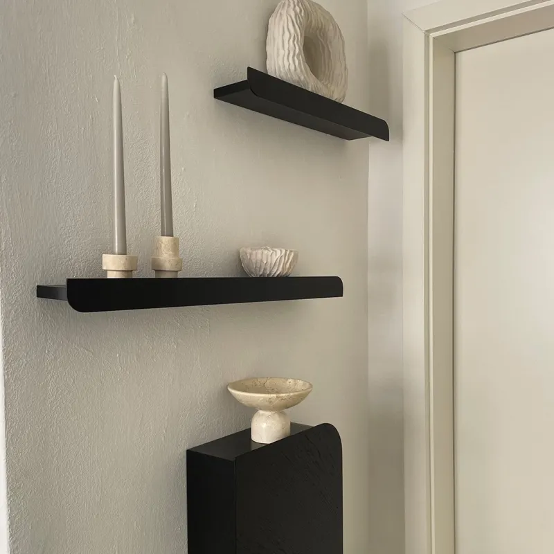 Best Pamono Large Cielo Wall Shelf in Black by Woodendot