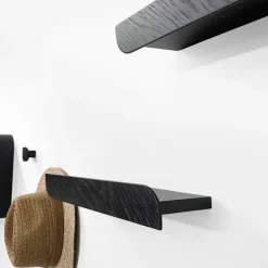 Best Pamono Large Cielo Wall Shelf in Black by Woodendot