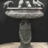 Pamono Large Classical Italian Bronze Bird Fountain Statue> Garden Accessories