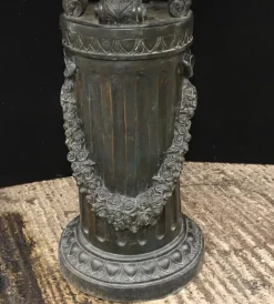 Pamono Large Classical Italian Bronze Bird Fountain Statue> Garden Accessories
