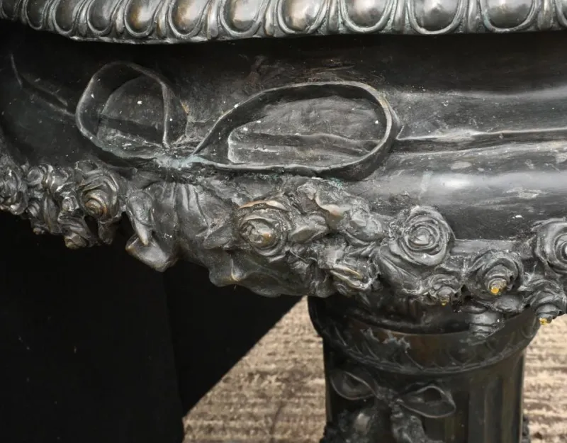 Pamono Large Classical Italian Bronze Bird Fountain Statue> Garden Accessories