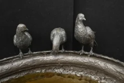 Pamono Large Classical Italian Bronze Bird Fountain Statue><noscript><img width=