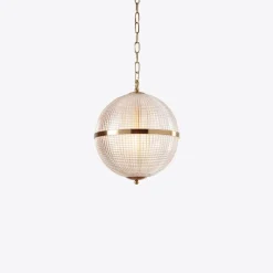 Pamono Large Clear Parisian Globe Pendant from Pure White Lines><noscript><img width=