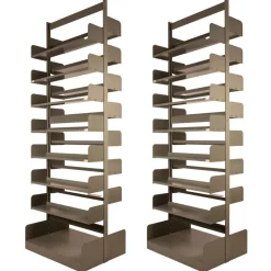 Hot Pamono Large Congress Bookcases by Lips Vago for Leon Phillips, 1960s, Set of 2