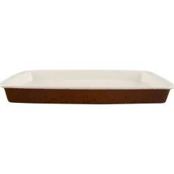 Pamono Large Coq Oven Proof Tray in Glazed Stoneware by Stig Lindberg for Gustavsberg, 1960s> Trays