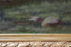 Pamono Large Countryside Landscape, 19th Century, Painting on Canvas, Framed><noscript><img width=