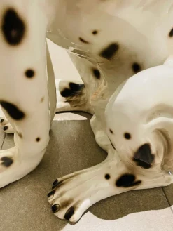 Pamono Large Dalmatian Dog Statue from Bassano, Italy, 1970s><noscript><img width=