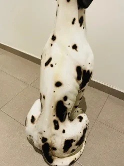 Pamono Large Dalmatian Dog Statue from Bassano, Italy, 1970s><noscript><img width=