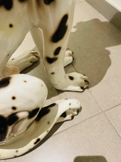 Pamono Large Dalmatian Dog Statue from Bassano, Italy, 1970s><noscript><img width=