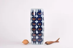 Pamono Large Danish Modern Tenera Vase with Hand-Painted Decor by Inge-Lise Koefoed for Royal Copenhagen, 1990s> Vases